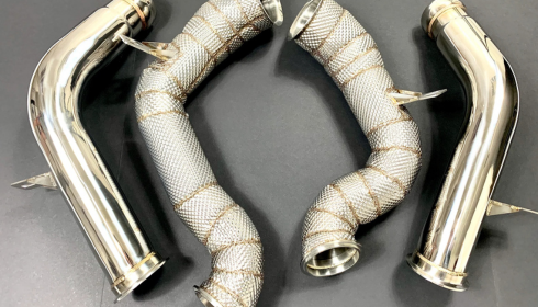 Mercedes GT63 downpipes